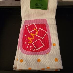 Kate Spade Colorful Cocktail Kitchen Towel Set Of 2